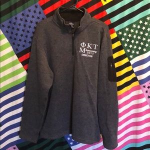 Charles River Phi Mu, Phi Kappa Tau Grey Pullover!